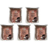 Pack of 5 - Jiva Organics Organic Rajma Chitra - 2 Lb (908 Gm)