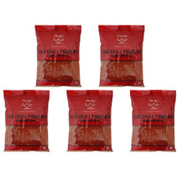 Pack of 5 - Deep Red Chilli Reshampatti - 400 Gm (14.1 Oz)