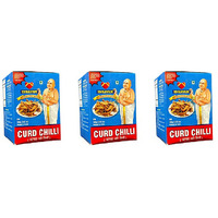 Pack of 3 - Idhayam Curd Chilli Dried Vathals - 100 Gm (3.5 Oz)