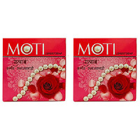 Pack of 2 - Moti Rose Bathing Soap Bar - 75 Gm (2.6 Oz)
