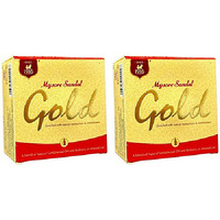 Pack of 2 - Mysore Sandal Gold Soap Bar - 150 Gm (5.2 Oz)