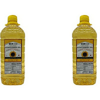 Pack of 2 - Brio Sunflower Oil - 3 L (101 Fl Oz)