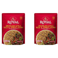 Pack of 2 - Royal Mexican Style Rice & Street Corn Flavored Basmati Rice - 240 Gm (8.5 Oz)