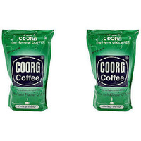 Pack of 2 - Coorg Coffee Deluxe Blend Ground Coffee - 500 Gm (1.1 Lb)