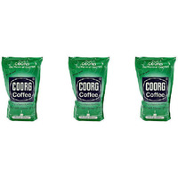 Pack of 3 - Coorg Coffee Deluxe Blend Ground Coffee - 500 Gm (1.1 Lb)