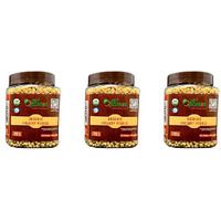 Pack of 3 - Just Organik Organic Jaggery Pearls - 454 Gm (1 Lb)