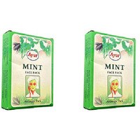 Pack of 2 - Ayur Herbals Mint Face Pack - 100 Gm (3.5 Oz)