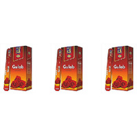 Pack of 3 - Cycle No 1 Gulab Agarbatti Incense Sticks - 120 Pc