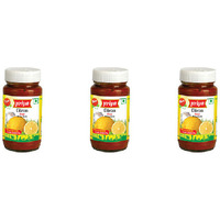 Pack of 3 - Priya Citron Pickle Without Garlic - 300 Gm (10.6 Oz)