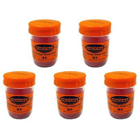 Pack of 5 - Preema Deep Orange Food Color Powder - 25 Gm (0.88 Oz)
