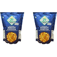 Pack of 2 - 24 Mantra Organic Ribbon Pakora - 150 Gm (5.30 Oz)