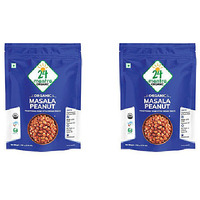 Pack of 2 - 24 Mantra Organic Masala Peanut - 150 Gm (5.30 Oz)