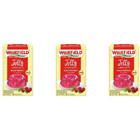 Pack of 3 - Weikfield Jelly Crystals Raspberry - 90 Gm (3.14 Oz)