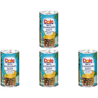 Pack of 4 - Dole Pineapple Juice - 6 Fl Oz (177 Ml)