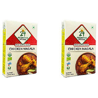 Pack of 2 - 24 Mantra Organic Chicken Masala - 100 Gm (3.53 Oz)