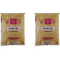 Pack of 2 - Deep Yellow Moong Dal - 4 Lb (1.8 Kg)