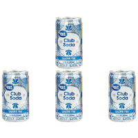 Pack of 4 - Great Value Club Soda - 7.5 Fl Oz (221 Ml)