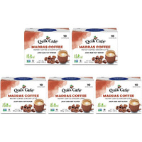 Pack of 5 - Quik Cafe Madras Coffee - 240 Gm (8.5 Oz)