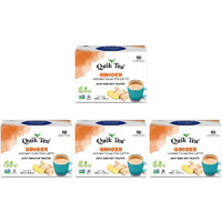 Pack of 4 - Quik Tea Ginger Chai - 240 Gm (8.45 Oz)
