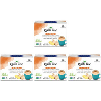 Pack of 4 - Quik Tea Ginger Chai - 240 Gm (8.45 Oz)