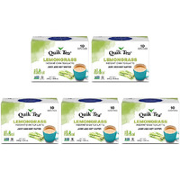 Pack of 5 - Quik Tea Lemongrass Chai - 240 Gm (8.5 Oz )