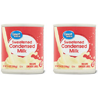Pack of 2 - Great Value Sweetened Condensed Milk - 14 Oz (396 Gm)