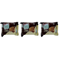 Pack of 3 - Britannia Oats Chocolate Almond Cookies - 450 Gm (15.87 Oz)
