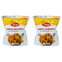 Pack of 2 - Telugu Garlic Murukku -  170 Gm (6 Oz)