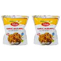 Pack of 2 - Telugu Garlic Murukku -  170 Gm (6 Oz)
