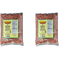 Pack of 2 - Bansi Light Red Kidney Beans - 1.8 Kg (4 Lb)