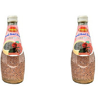 Pack of 2 - Preema's Basil Seed Drink Artificial Rose Flavour - 290 Ml (9.8 Fl Oz)8 Fl Oz