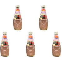 Pack of 5 - Preema's Basil Seed Drink Artificial Rose Flavour - 290 Ml (9.8 Fl Oz)8 Fl Oz