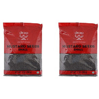 Pack of 2 - Deep Mustard Seeds Small - 200 Gm (7 Oz)