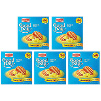 Pack of 5 - Britannia Good Day Butter Cookies Family Pack - 600 Gm (21.2 Oz)