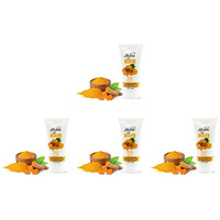 Pack of 4 - Reshma Turmeric Deep Cleansing And Smoothing Face Wash -150 Ml (5.07 Fl Oz)