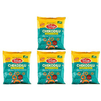 Pack of 4 - Telugu Foods Chekodilu Peri Peri Flavoured - 170 Gm (6 Oz)