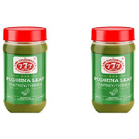 Pack of 2 - 777 Pudhina Leaf Chutney/Thokku - 300 Gm (10.5 Oz)