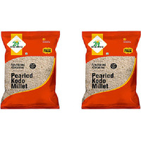 Pack of 2 - 24 Mantra Organic Pearled Kodo Millet - 1 Kg (2.2 Lb)