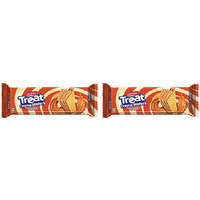 Pack of 2 - Britannia Treat Creme Wafers Orange - 150 Gm (5.29 Oz)