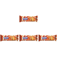 Pack of 4 - Britannia Treat Creme Wafers Orange - 150 Gm (5.29 Oz)