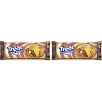 Pack of 2 - Britannia Treat Creme Wafers Hazelnut - 150 Gm (5.29 Oz)