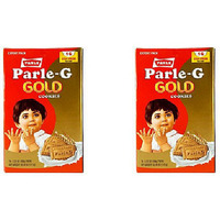 Pack of 2 - Parle G Gold Cookies 16 Packs - 1.6 Kg (3.5 Lb)