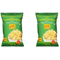 Pack of 2 - Babus Laxminarayan Potato Chiwda - 400 Gm (14.1 Oz)