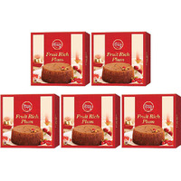 Pack of 5 - Daily Delight Fruit Rich Plum Cake - 700 Gm (24.7 Oz)