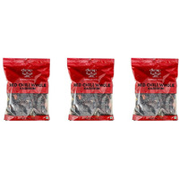 Pack of 3 - Deep Red Chili Whole Kashmiri - 100 Gm (3.5 Oz)