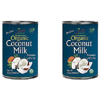 Pack of 2 - Jiva Organics Organic Coconut Milk - 400 Ml (13.5 Fl Oz)