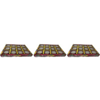 Pack of 3 - Ekvat Plain Diya With Wax - 12 Pc