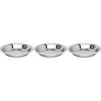 Pack of 3 - Super Shyne Stainless Steel Paraat Dough Bowl