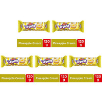 Pack of 5 - Britannia Treat Crazy Pineapple - 100 Gm (3.52 Oz)