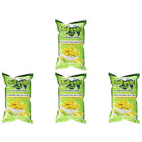 Pack of 4 - Garvi Gujarat Yellow Banana Wafers - 26 Oz (737 Gm)